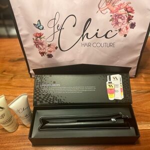 Straight ahead hair straightener.